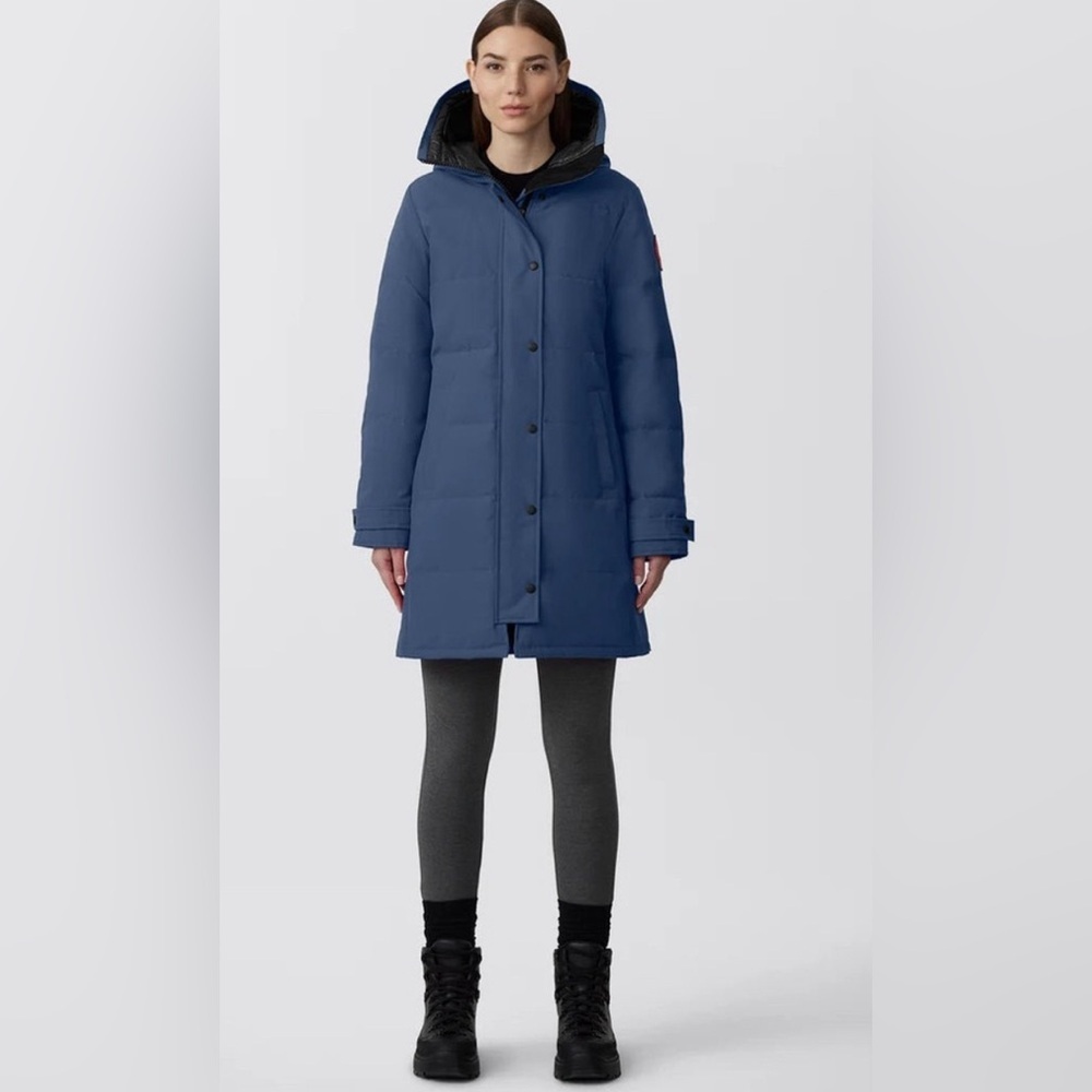 Canada Goose women Shelburne Parka goose down ozone blue NWT